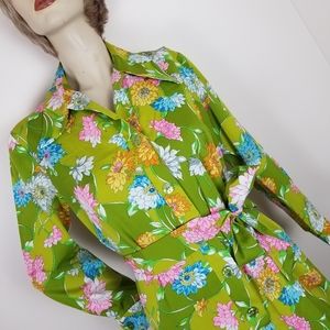 Vintage Serbin of Florida by Muriel Ryan 70' dress